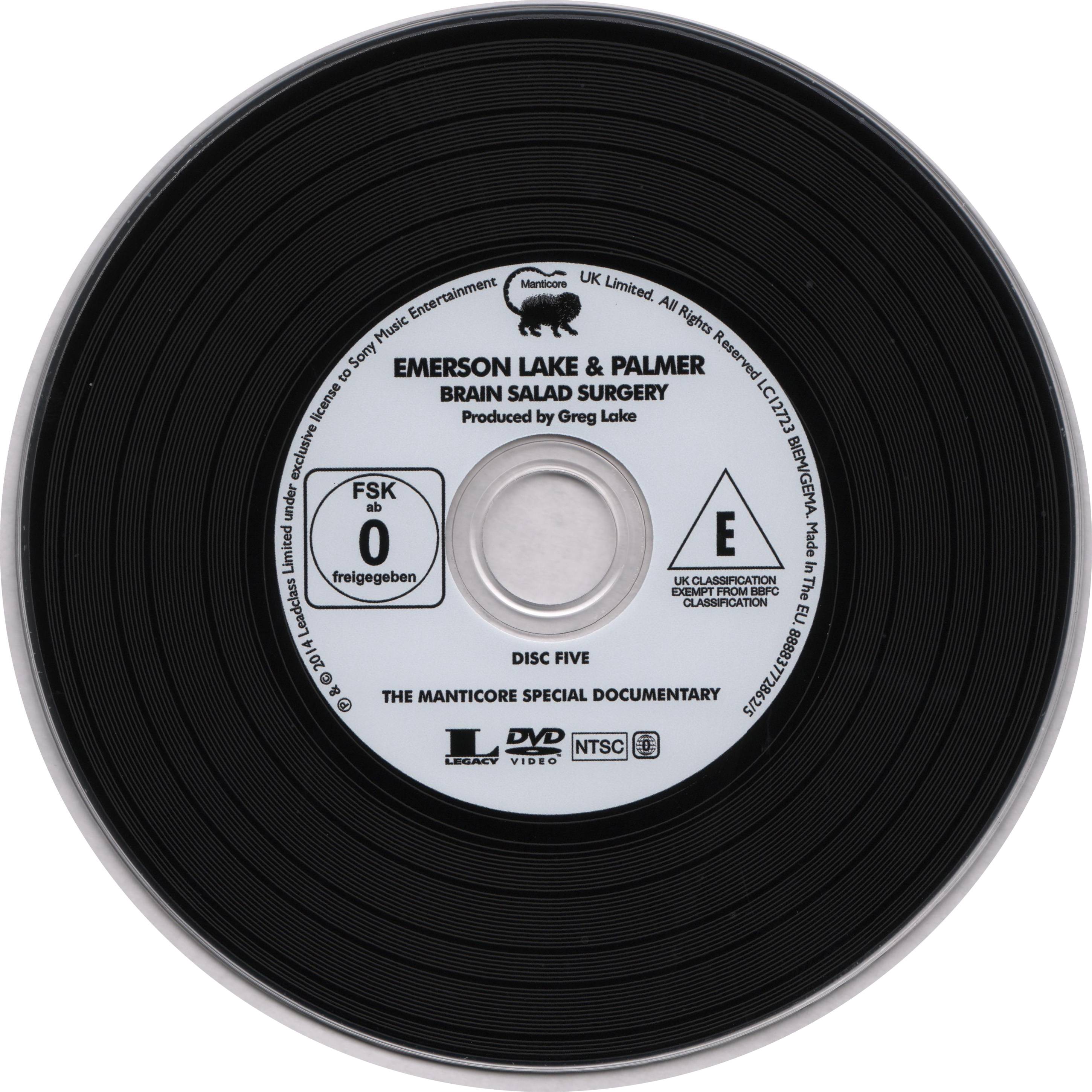 Emerson, Lake and Palmer Brian Salad Surgery deluxe edition [dvd]